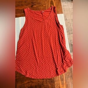Old Navy Luxe tank- Polka Dot Sleeveless Women's Tank Top